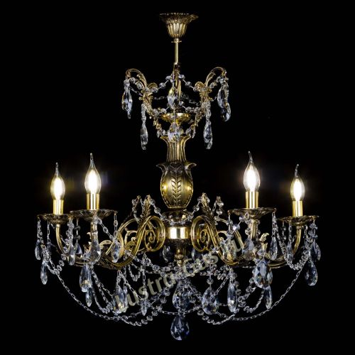 Люстра бронзовая Делия №5 журавлик в Самаре Гусь Хрустальный