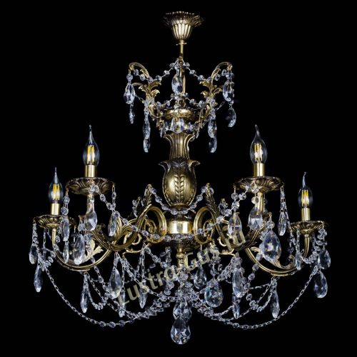 Люстра бронзовая Делия №5 журавлик в Самаре Гусь Хрустальный