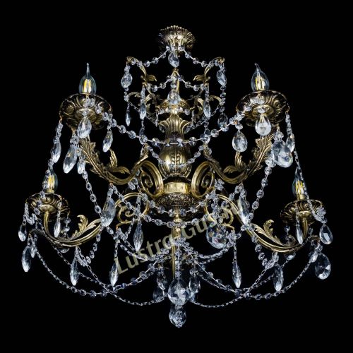 Люстра бронзовая Делия №5 журавлик в Самаре Гусь Хрустальный