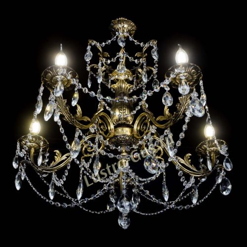 Люстра бронзовая Делия №5 журавлик в Самаре Гусь Хрустальный