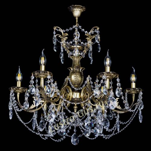 Люстра бронзовая Делия №6 журавлик в Самаре Гусь Хрустальный