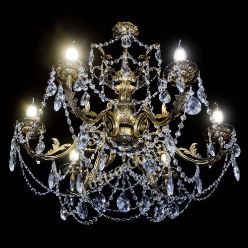 Люстра бронзовая Делия №6 журавлик в Самаре Гусь Хрустальный