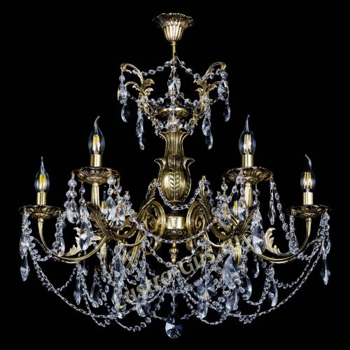 Люстра бронзовая Делия №6 лучик в Самаре Гусь Хрустальный