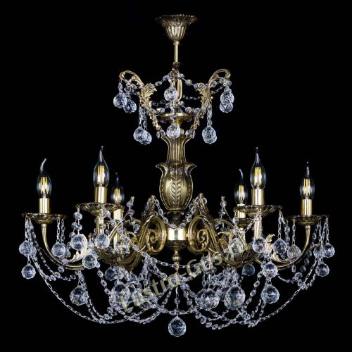 Люстра бронзовая Делия №6 шар в Самаре Гусь Хрустальный