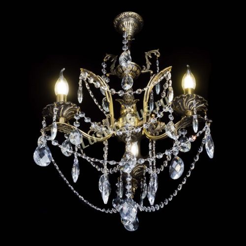 Бронзовая люстра Гелла №3 баден в Самаре Гусь Хрустальный