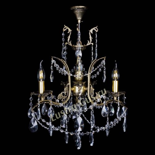 Бронзовая люстра Гелла №3 лучик в Самаре Гусь Хрустальный