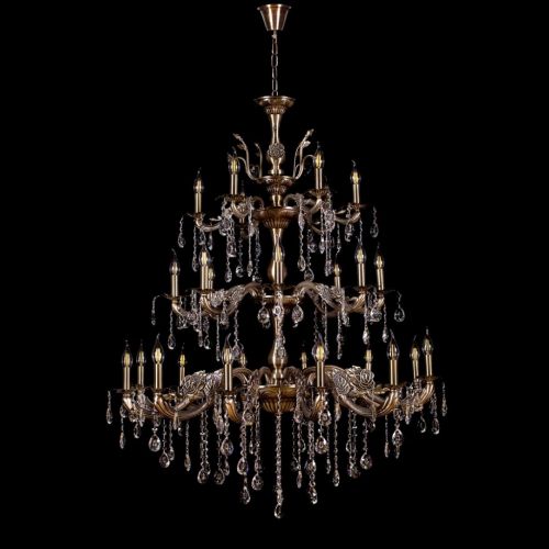 Люстра под бронзу Винтаж №1 1,1 м - Глаз Дракона под бронзу в Самаре Гусь Хрустальный