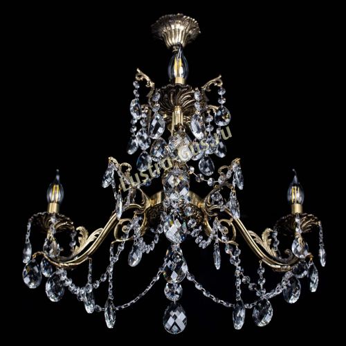 Люстра бронзовая Кассандра №3 баден в Самаре Гусь Хрустальный