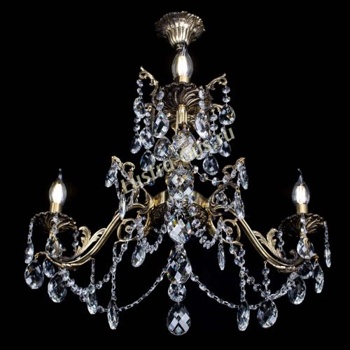 Люстра бронзовая Кассандра №3 баден в Самаре Гусь Хрустальный