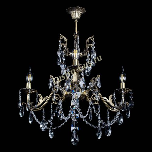 Люстра бронзовая Кассандра №3 лучик в Самаре Гусь Хрустальный