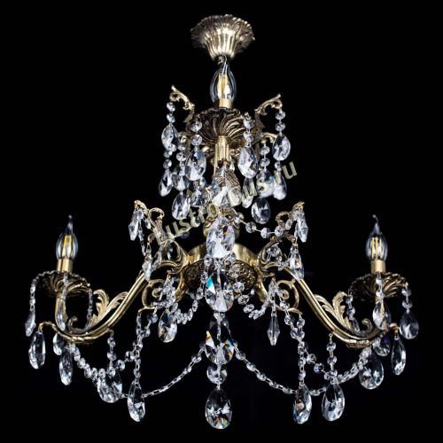 Люстра бронзовая Кассандра №3 лучик в Самаре Гусь Хрустальный