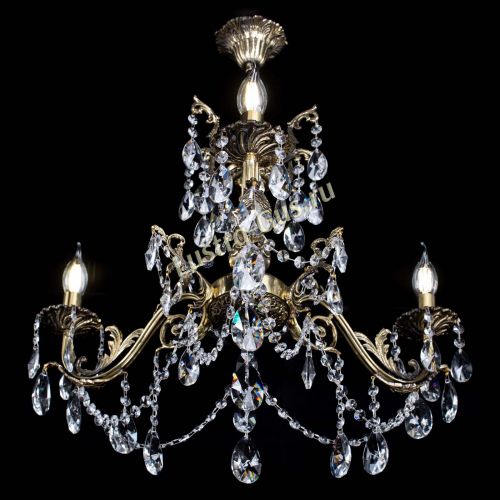 Люстра бронзовая Кассандра №3 лучик в Самаре Гусь Хрустальный