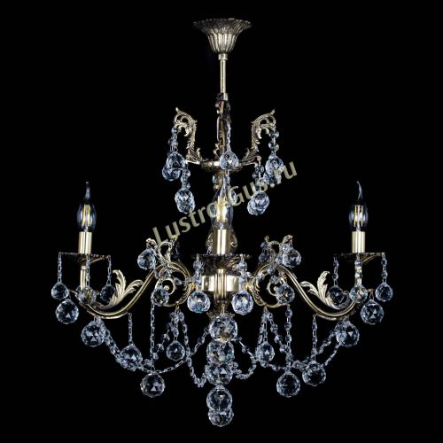 Люстра бронзовая Кассандра №3 шар в Самаре Гусь Хрустальный