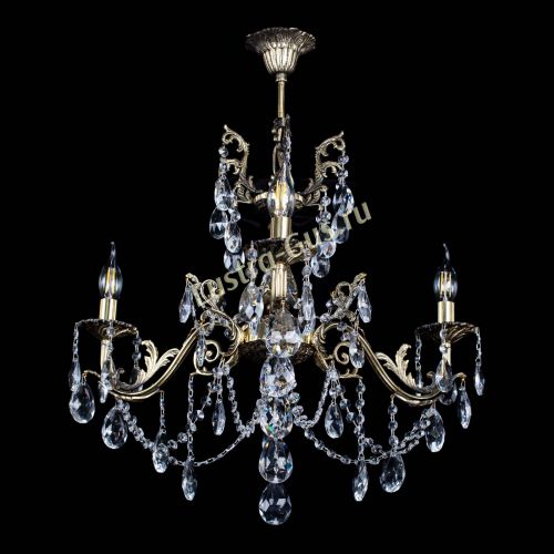 Люстра бронзовая Кассандра №3 журавлик в Самаре Гусь Хрустальный