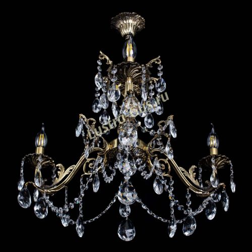 Люстра бронзовая Кассандра №3 журавлик в Самаре Гусь Хрустальный