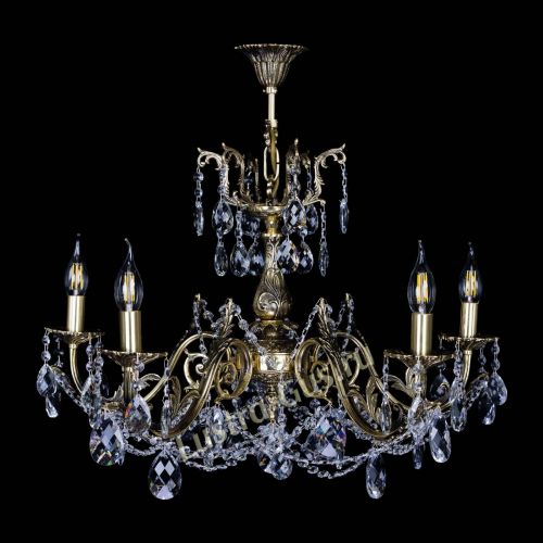 Бронзовая люстра Кассандра №5 баден в Самаре Гусь Хрустальный