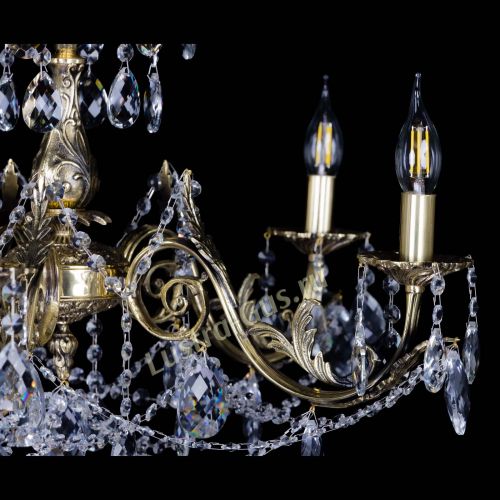 Бронзовая люстра Кассандра №5 баден в Самаре Гусь Хрустальный