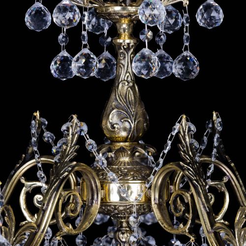 Бронзовая люстра Кассандра №5 шар в Самаре Гусь Хрустальный