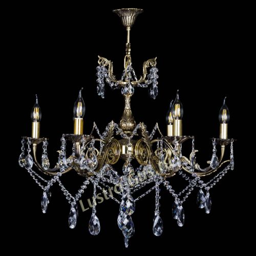 Бронзовая люстра Кассандра №6/2 баден в Самаре Гусь Хрустальный