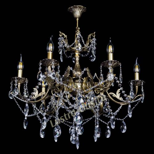 Бронзовая люстра Кассандра №6/2 баден в Самаре Гусь Хрустальный