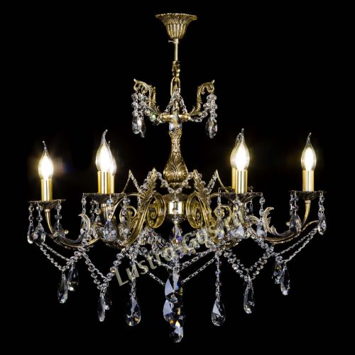  Бронзовая люстра Кассандра №6/2 лучик в Самаре Гусь Хрустальный