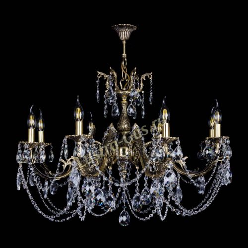 Бронзовая люстра Кассандра №8 баден в Самаре Гусь Хрустальный