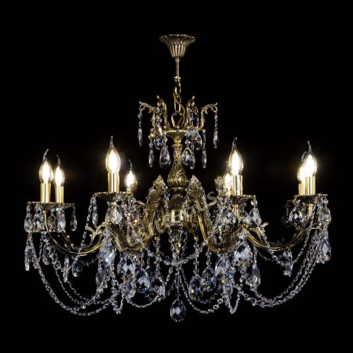 Бронзовая люстра Кассандра №8 баден в Самаре Гусь Хрустальный
