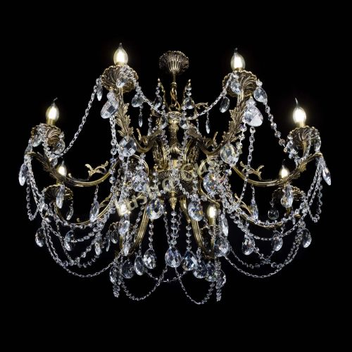 Бронзовая люстра Кассандра №8 баден в Самаре Гусь Хрустальный