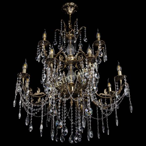 Люстра бронзовая Кассандра Алфея №12 баден в Самаре Гусь Хрустальный