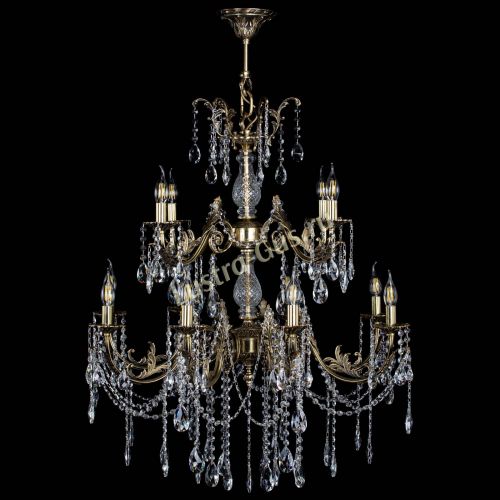 Люстра бронзовая Кассандра Алфея №12 журавлик в Самаре Гусь Хрустальный