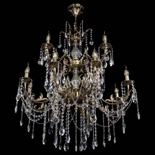 Люстра бронзовая Кассандра Алфея №12 журавлик в Самаре Гусь Хрустальный