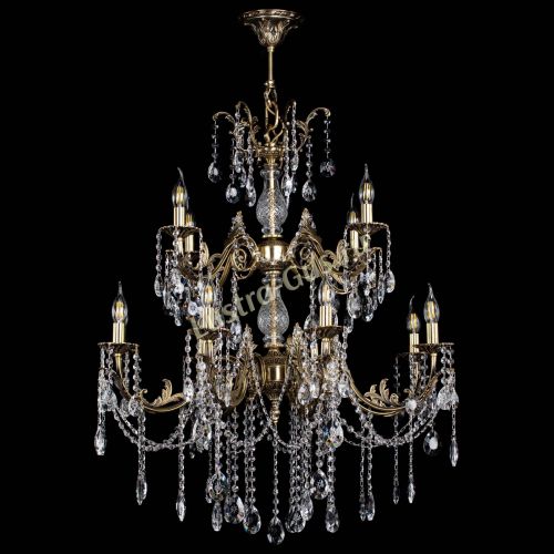 Люстра бронзовая Кассандра Алфея №12 звездочка в Самаре Гусь Хрустальный