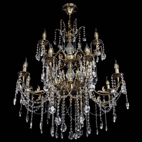 Люстра бронзовая Кассандра Алфея №12 звездочка в Самаре Гусь Хрустальный