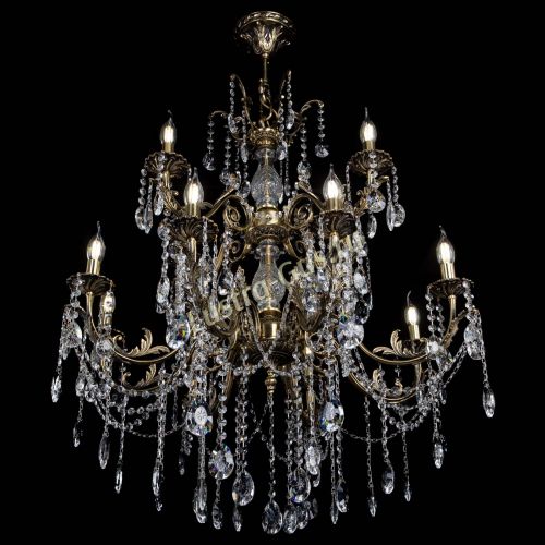 Люстра бронзовая Кассандра Алфея №12 звездочка в Самаре Гусь Хрустальный