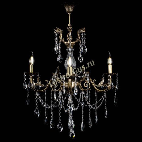 Люстра бронзовая Кассандра Алфея №3/1 журавлик в Самаре Гусь Хрустальный