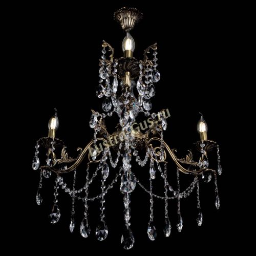 Люстра бронзовая Кассандра Алфея №3/1 журавлик в Самаре Гусь Хрустальный