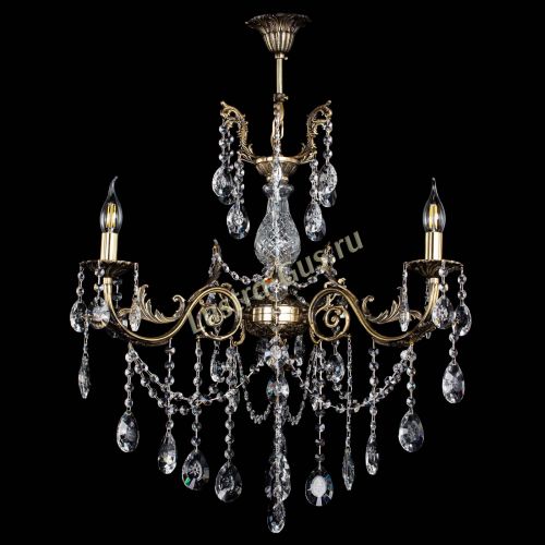 Люстра бронзовая Кассандра Алфея №3/1 звездочка в Самаре Гусь Хрустальный