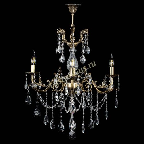 Люстра бронзовая Кассандра Алфея №3/1 звездочка в Самаре Гусь Хрустальный