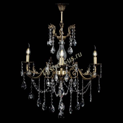 Люстра бронзовая Кассандра Алфея №3/1 звездочка в Самаре Гусь Хрустальный