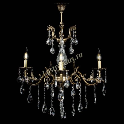 Люстра бронзовая Кассандра Алфея №3/2 баден в Самаре Гусь Хрустальный