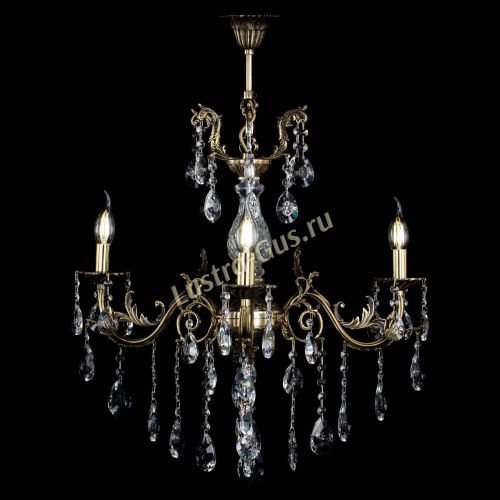 Люстра бронзовая Кассандра Алфея №3/2 звездочка в Самаре Гусь Хрустальный