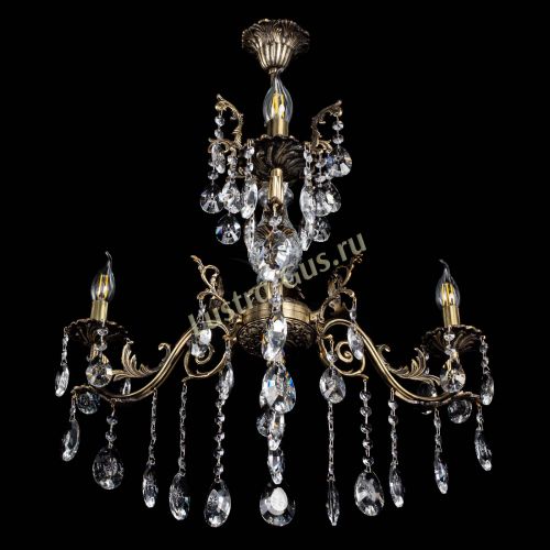 Люстра бронзовая Кассандра Алфея №3/2 звездочка в Самаре Гусь Хрустальный