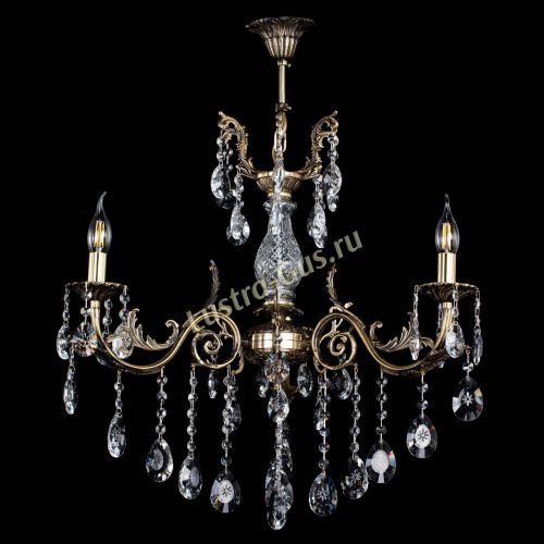 Люстра бронзовая Кассандра Алфея №3/2 звездочка в Самаре Гусь Хрустальный