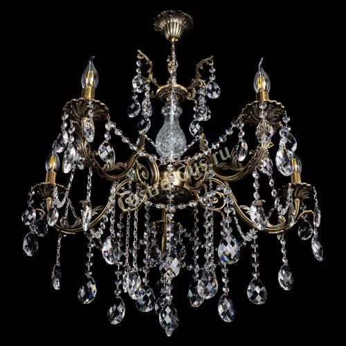 Люстра бронзовая Кассандра Алфея №5/1 баден в Самаре Гусь Хрустальный