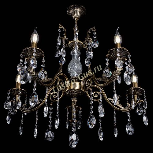 Люстра бронзовая Кассандра Алфея №5/2 звездочка в Самаре Гусь Хрустальный