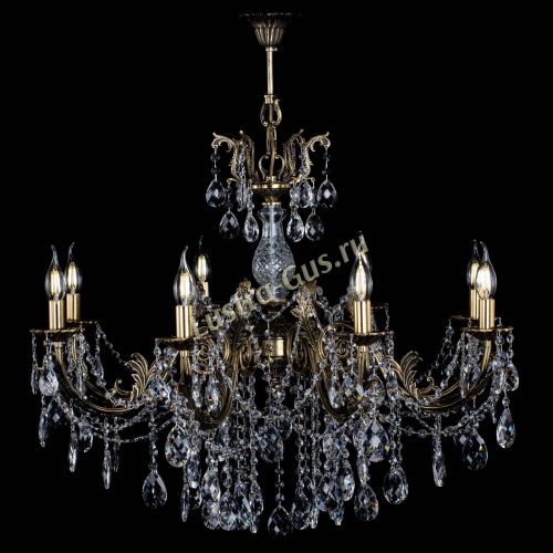 Люстра бронзовая Кассандра Алфея №8/1 баден в Самаре Гусь Хрустальный