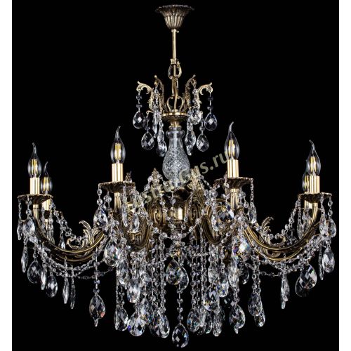 Люстра бронзовая Кассандра Алфея №8/1 баден в Самаре Гусь Хрустальный