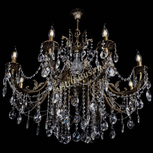 Люстра бронзовая Кассандра Алфея №8/1 баден в Самаре Гусь Хрустальный