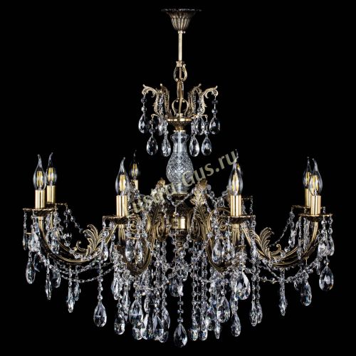 Люстра бронзовая Кассандра Алфея №8/1 журавлик в Самаре Гусь Хрустальный