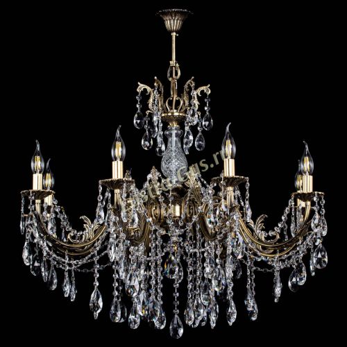 Люстра бронзовая Кассандра Алфея №8/1 журавлик в Самаре Гусь Хрустальный